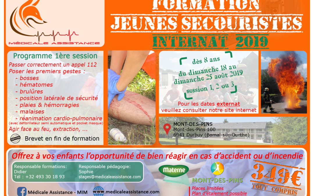 Internat « Jeunes Secouristes » 2019